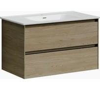 Подвесная тумба Sancos Cento 790x450x500, c двумя ящиками оснащенными доводчиками, карпатская ель, арт. CN80KE