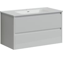 Подвесная тумба Sancos Libra 1190x450x500, c двумя ящиками оснащенными доводчиками, белый глянец, арт. LB120-1W