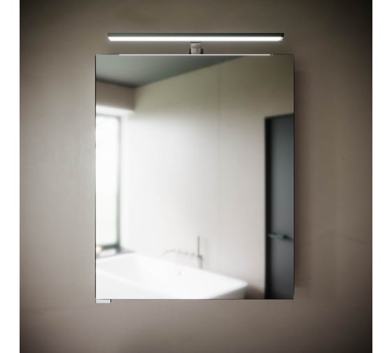 Зеркальный шкаф для ванной комнаты Sancos Hilton 600x148x740 мм, с LED подсветкой, арт. Z600