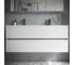 Подвесная тумба Sancos Urban 1190x450x550, c двумя ящиками оснащенными доводчиками, белый глянец, арт. UR120-1W 2