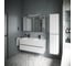 Подвесная тумба Sancos Urban 1190x450x550, c двумя ящиками оснащенными доводчиками, белый глянец, арт. UR120-1W 3