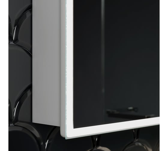 Зеркальный шкаф для ванной комнаты Sancos Cube 600x140x800 с подсветкой, арт. CU600