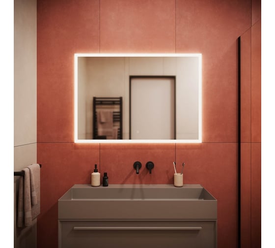 Зеркало для ванной комнаты Sancos Palace 1200x700 с подсветкой, арт. PA1200