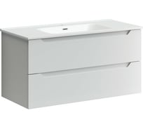 Подвесная тумба Sancos Norma 2.0 790x450x500, c двумя ящиками оснащенными доводчиками, белый глянец, арт. NR2.080W