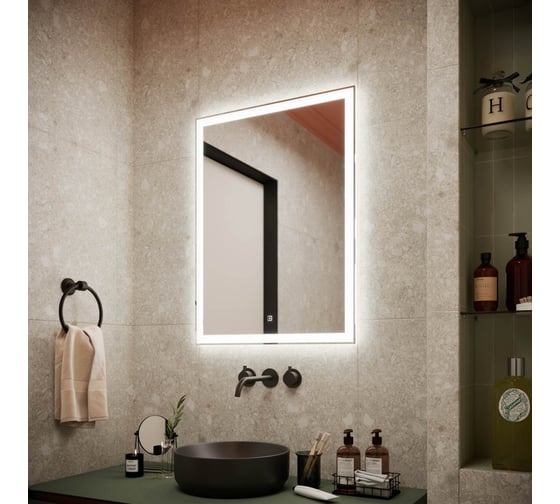Зеркало для ванной комнаты Sancos City 600x800 c подсветкой, арт. CI600