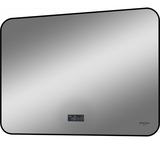 Зеркало Reflection shadow с фоновой подсветкой, сенсором, диммером, часами и подогревом 800x600 RF5733SH