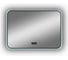 Зеркало Reflection shadow с фоновой подсветкой, сенсором, диммером, часами и подогревом 800x600 RF5733SH 1