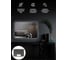 Зеркало Reflection shadow с фоновой подсветкой, сенсором, диммером, часами и подогревом 800x600 RF5733SH 6