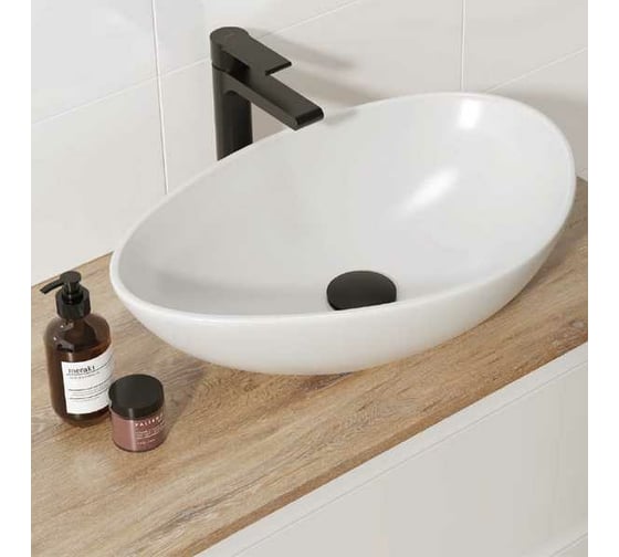 Столешница из керамогранита Cersanit WOOD Spirit 60x45x2 см, орех матовый 64187