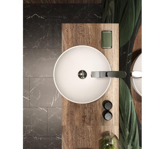 Столешница из керамогранита Cersanit WOOD Spirit 60x45x2 см, орех матовый 64187