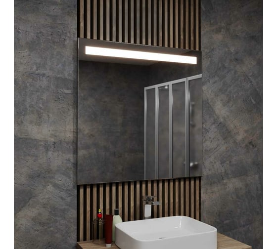 Зеркало для ванной GreenStone Bonito Led 800x800, с подсветкой, механический выключатель 68021 1