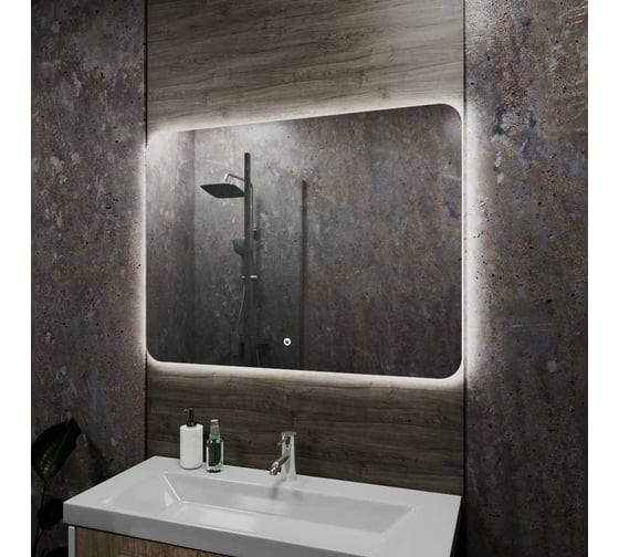 Зеркало для ванной GreenStone Oсtavio Led 1200x900, с подсветкой, сенсорный выключатель 612011 1