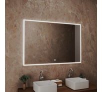 Зеркало для ванной GreenStone Severino Led 1000x800, с подсветкой, сенсорный выключатель 6100191