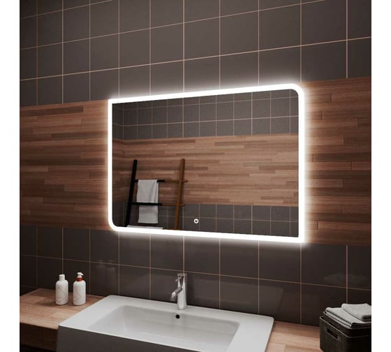 Зеркало для ванной GreenStone Mateo Led 1000x700, с подсветкой, сенсорный выключатель 610003 1