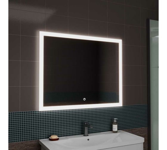 Зеркало для ванной GreenStone Palino Led 800x700, с подогревом и подсветкой, сенсорный выключатель 68025 1