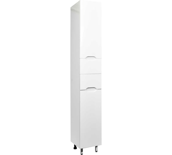 Напольный пенал Toppus SATIN 30 с 2 ящиками, белый, правый 2911.015