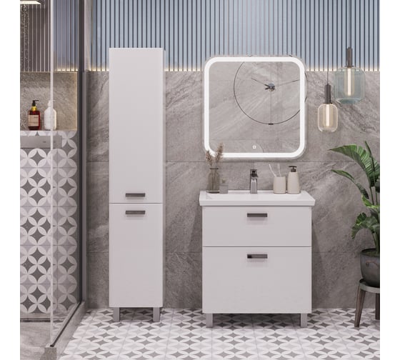 Напольная тумба Sanstar Gretta 80 Без раковины для ванной комнаты 332.1-1.5.1.
