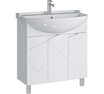 Тумба напольная Каскад 80 Без раковины для ванной комнаты Sanstar 350.1-1.4.1 350.1-1.4.1