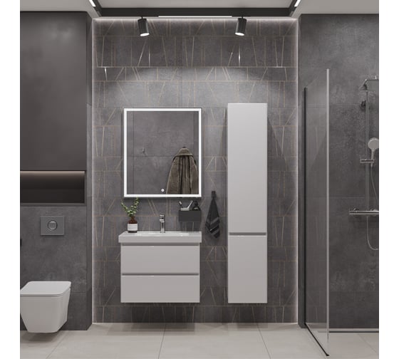 Подвесная тумба Sanstar Arista 60 Без раковины для ванной комнаты 256.1-1.5.1.
