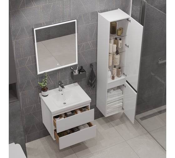 Подвесная тумба Sanstar Arista 60 Без раковины для ванной комнаты 256.1-1.5.1.