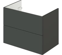 Тумба под раковину ИТАНА Icon 70 подвесная, 694x446x541 графит 4657784358481