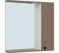 Зеркальный шкаф Runo Римини 75 бежевый правый 00-00001280