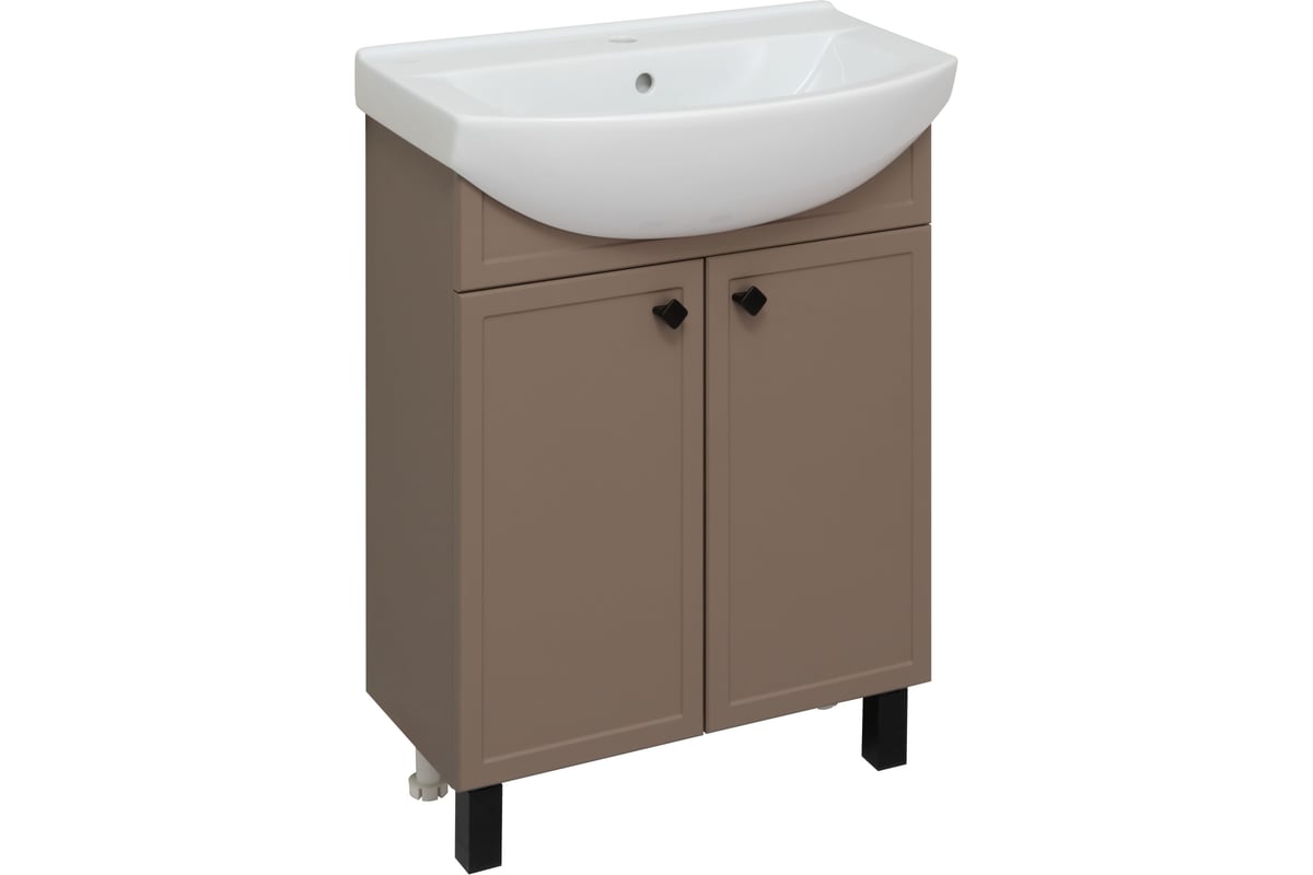 Тумба Runo Римини 65 бежевый под умывальник Best 65 00-00001274 ...