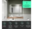 Зеркало с LED-подсветкой Toppus SATIN 80x55 см, сенсорный выключатель с функцией плавного диммирования, алюминий 2911.004 4