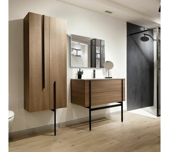 Зеркало с LED-подсветкой Toppus SILK 80x60 см, сенсорный выключатель с функцией плавного диммирования, алюминий 2911.002