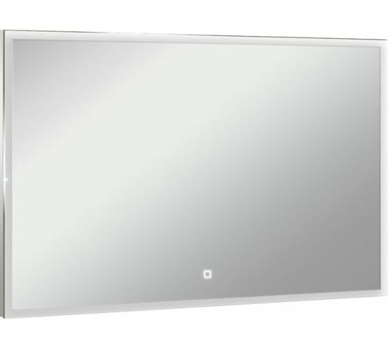 Зеркало с LED-подсветкой Toppus VELOUR 80x60 см, сенсорный выключатель с функцией плавного диммирования, алюминий 2911.007 1