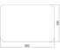Зеркало с LED-подсветкой Toppus VELVET 80x55 см, эффект эмбилайт, выключатель-датчик на движение 2911.009 5