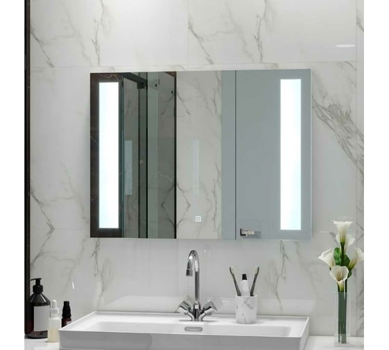 Зеркало Континент "Glossy" 800x600 LED ЗЛП51