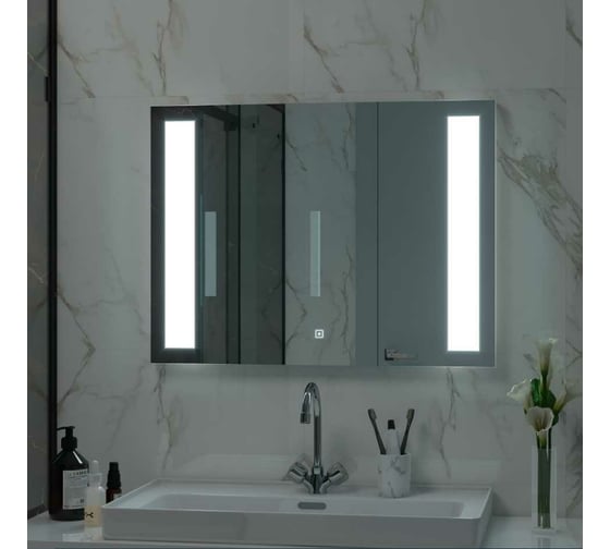Зеркало Континент "Glossy" 800x600 LED ЗЛП51