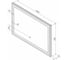 Зеркало CONTINENT Mercury 1000x700 c LED подсветкой ЗЛП624 8