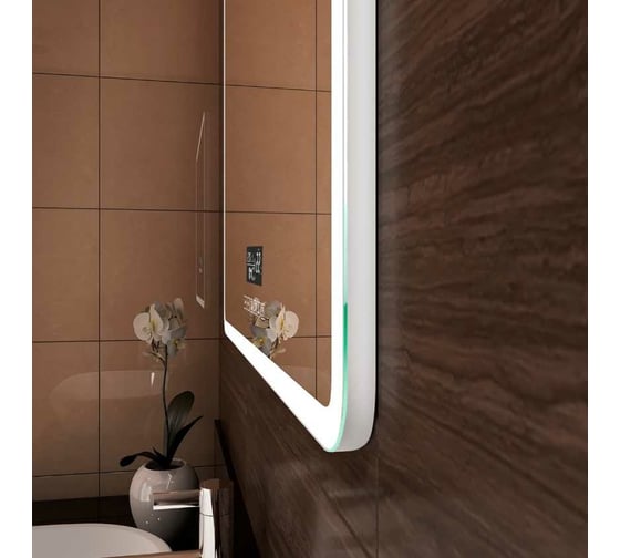 Зеркало Континент "Demure Led" 800x600 с музыкальным блоком, подогревом ЗЛП184