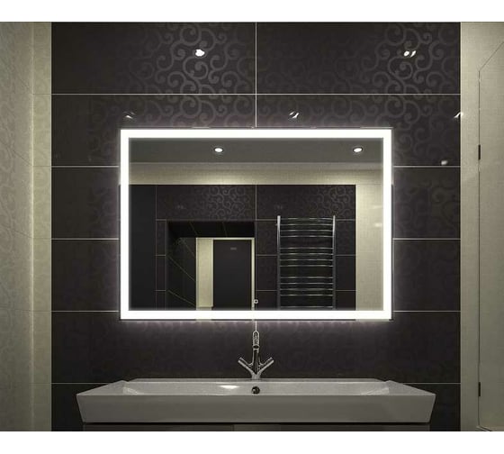 Зеркало CONTINENT "Mercury LED" 800x600 с подсветкой ЗЛП571