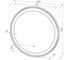 Зеркало Континент "Planet black Led" D 600 с бесконтактным сенсором, теплая подсветка ЗЛП1223 13