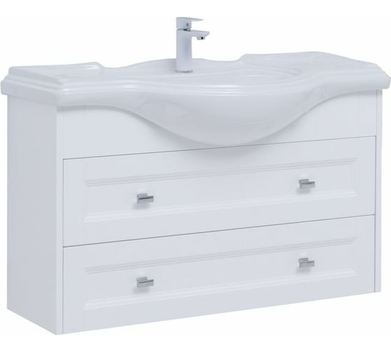 Тумба Aquanet Монте 105 белый матовый 00303999