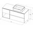 Тумба ALLEN BRAU INFINITY 120 R, white matt 1.21007.WM 00274260 9