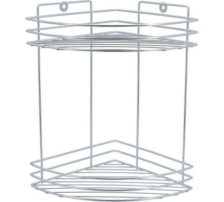 Полка для ванной Rosenberg 2-х ярусная, угловая RUS-385298-2ZN