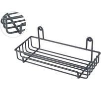 Настенная полка Рыжий кот 29x12,5x10 см (термопластичное покрытие) графит 310866