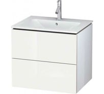 Подвесная тумба Duravit L-CUBE 620x481 мм, для умывальника 233663, белый глянец LC624002222 00309547