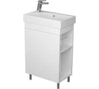Тумба UNCORIA Алегра 55 под умывальник Слим Синерджи 55, белая 55527