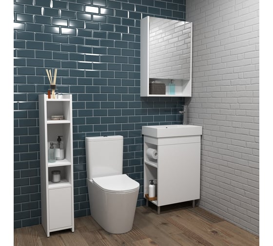 Колонка UNCORIA Алегра 24см, белая 72401