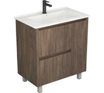 Тумба UNCORIA Вико 75 под умывальник Оскар 75 см, дуб бурбон 57521