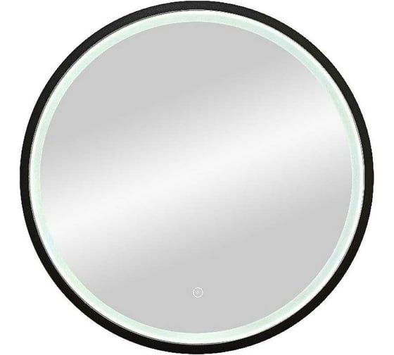 Зеркало Континент НН Style Black D 600 LED-подсветка, сенсорный выключатель, черная рама ЗЛП1016