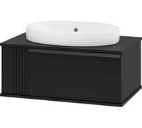 Подвесная тумба Brevita Savoy - 80 с 1 ящ. черный SAV-09080-0301Я