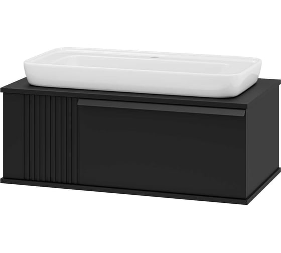 Подвесная тумба Brevita Savoy - 90 с 1 ящ. черный SAV-09090-0301Я