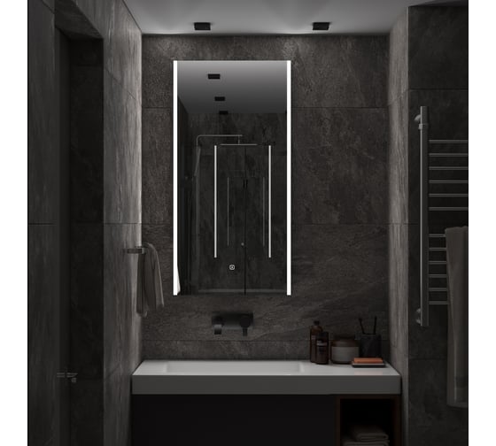 Зеркало CONTINENT "Modern Led" 500x1000 ЗЛП619