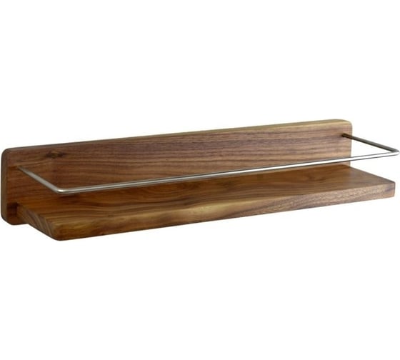 Полка BRONZE DE LUXE с ограничителем FOREST матовый хром 10711C 1